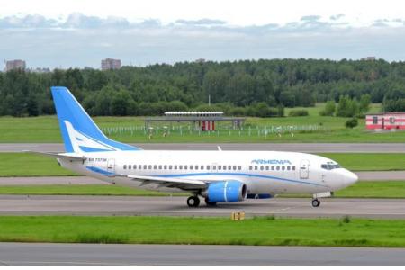 Авиакомпания <Армения> временно отменяет рейсы в направлении Москва-Ереван- Москва