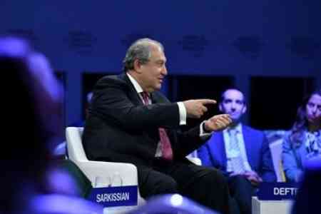 Армен Саркисян посетил V конференцию "Будущие инвестиционные инициативы" в Саудовской Аравии