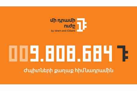 9 808 684 драмов РА благотворительному фонду «Город улыбок». Известен следующий бенефициар «Силы одного драма»
