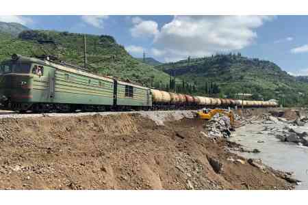 Железнодорожное сообщение в Армении восстановлено с опережением графика - ЮКЖД
