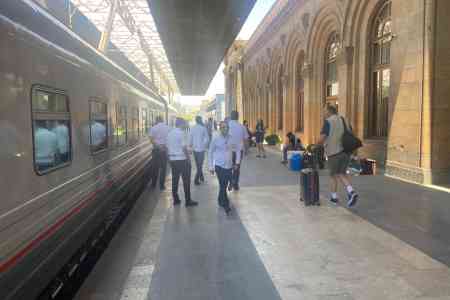 ЮКЖД вводит скидки на международный поезд Ереван-Тбилиси-Ереван