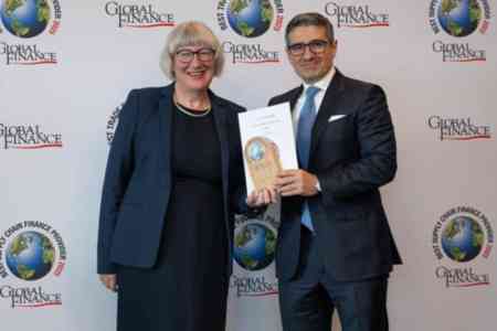 Global Finance шестой год подряд удостаивает Конверс Банк звания "Лучший банк Армении в сфере торгового финансирования"