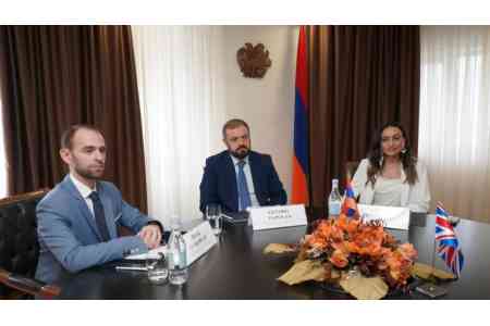 Министр экономики: Армения заинтересована в дальнейшем углублении сотрудничества с Великобританией