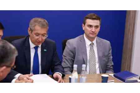 ՏԿԵՆ-ում քննարկվել են Ղազախստան-Թուրքմենստան-Իրան-Հայաստան լոգիստիկ երթուղու զարգացման հեռանկարները